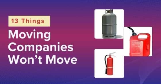 13 Things Moving Companies Won’t Move